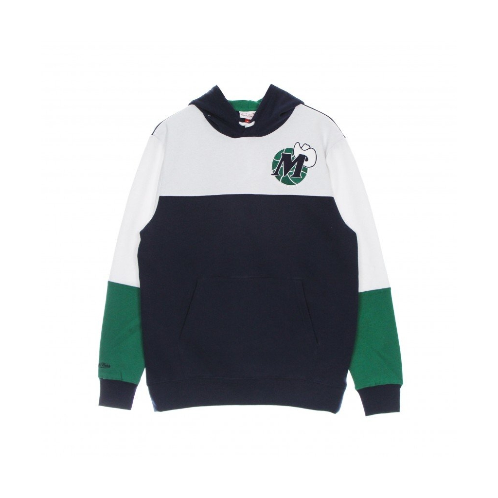 felpa cappuccio uomo nba fusion fleece 20 hardwood classics dalmav NAVY/WHITE