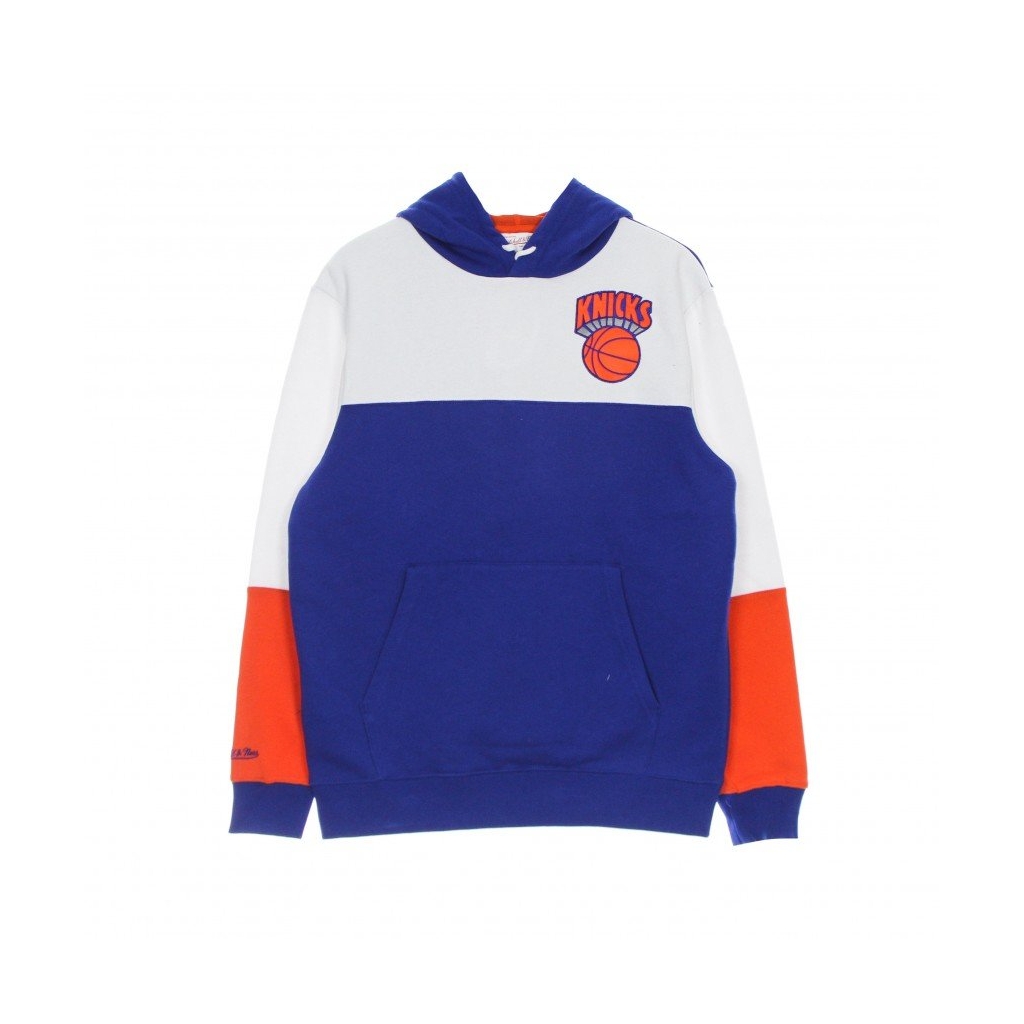 felpa cappuccio uomo nba fusion fleece 20 hardwood classics neykni ROYAL/WHITE