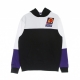 felpa cappuccio uomo nba fusion fleece 20 hardwood classics phosun BLACK/WHITE