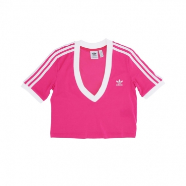 maglietta corta donna cropped tee REAL MAGENTA