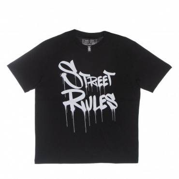 maglietta uomo street rules t1 BLACK