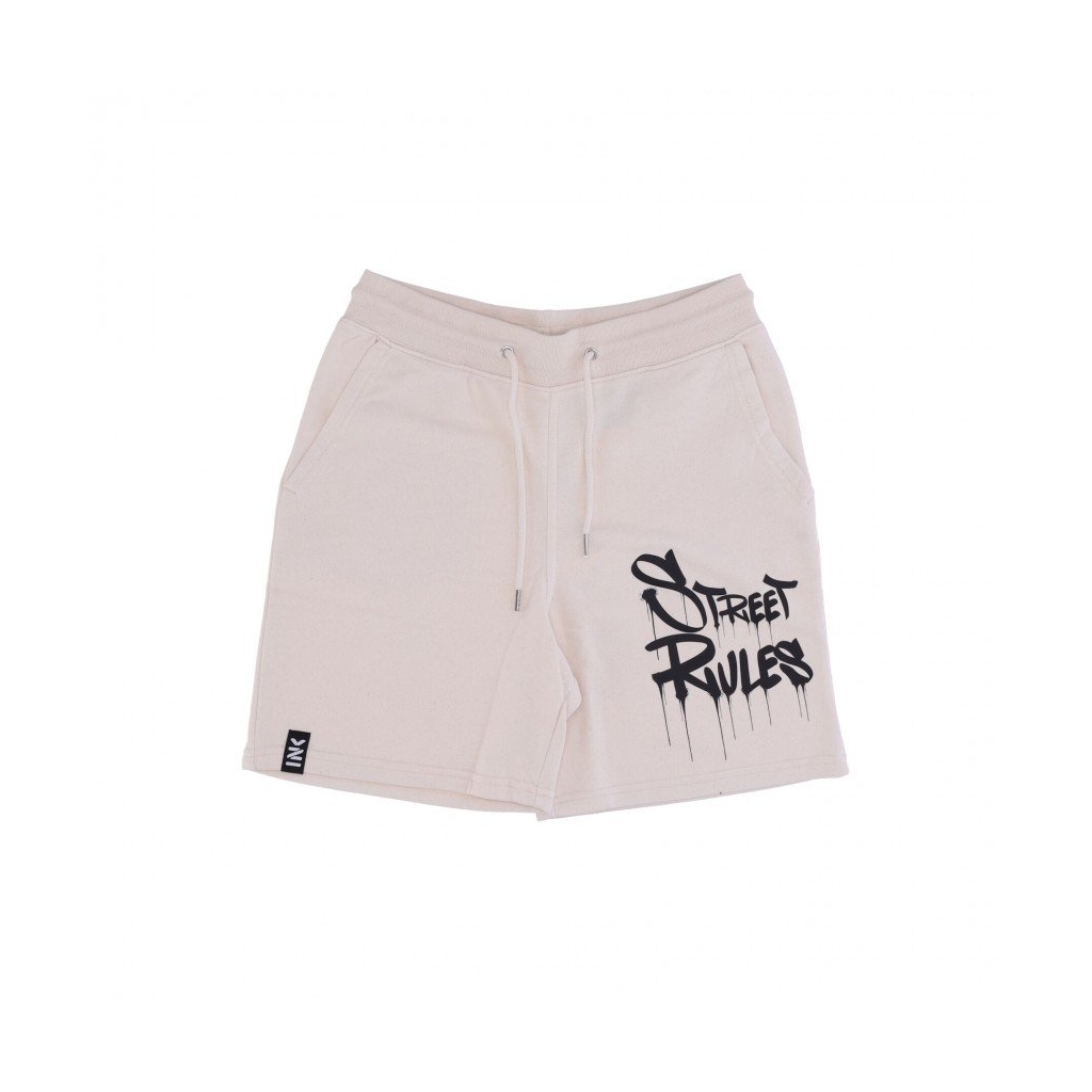 pantalone corto tuta uomo street short 2 IVORY
