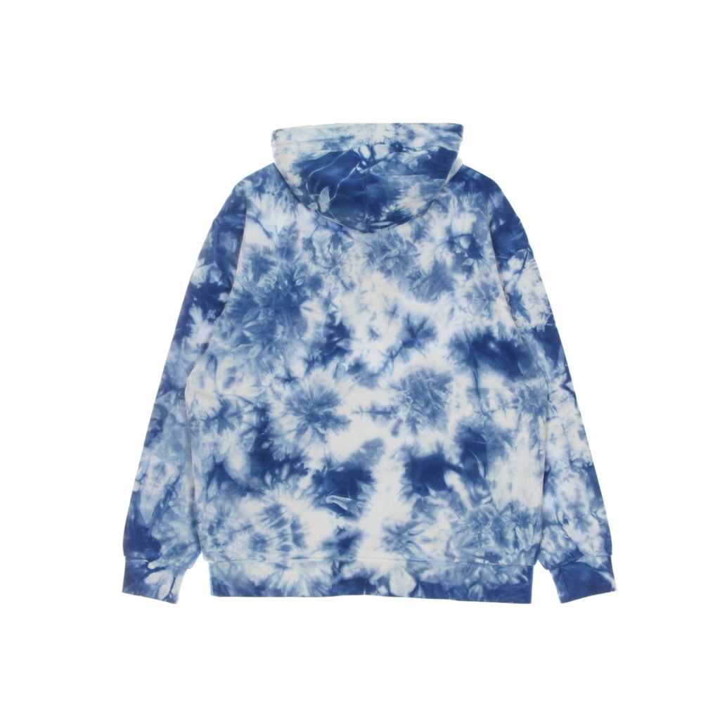 felpa cappuccio uomo ripntail hoodie BLUE ACID WASH