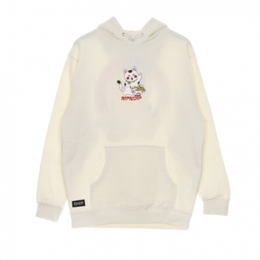 felpa cappuccio uomo lucky nerm hoodie NATURAL