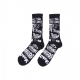 calza media uomo graff sock 1 BLACK/WHITE