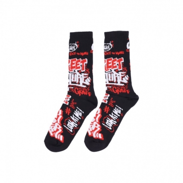 calza media uomo fire graff sock RED/WHITE/BLACK