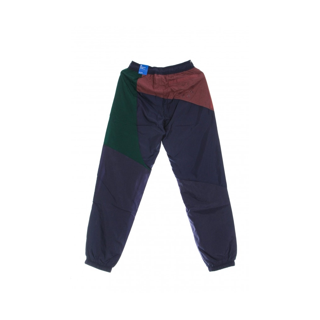 pantalone tuta uomo bld colorblock trackpant SHADOW NAVY/QUIET CRIMSON/COLLEGIATE GREEN