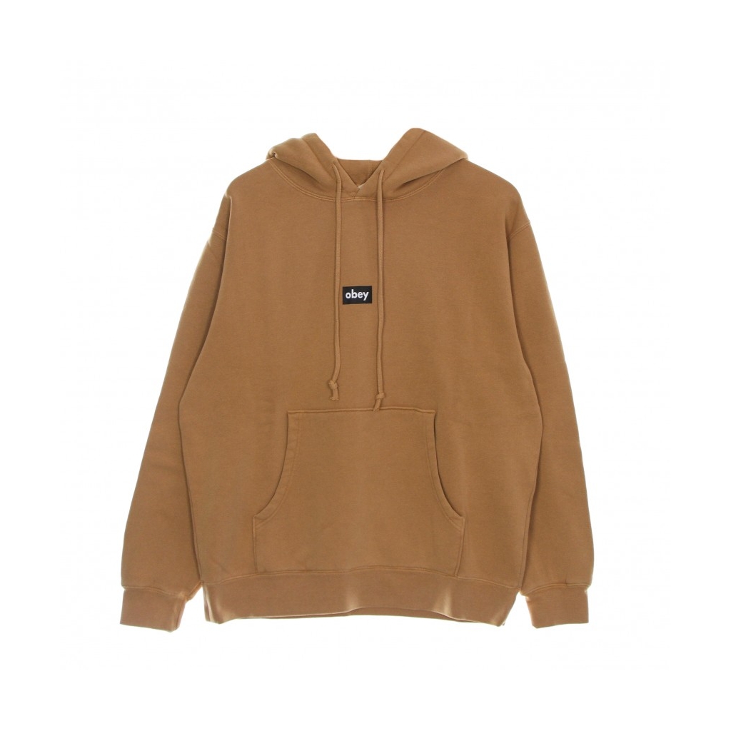 felpa cappuccio uomo black bar heavyweight pigment dyed hoodie PIGMENT RABBITS PAW