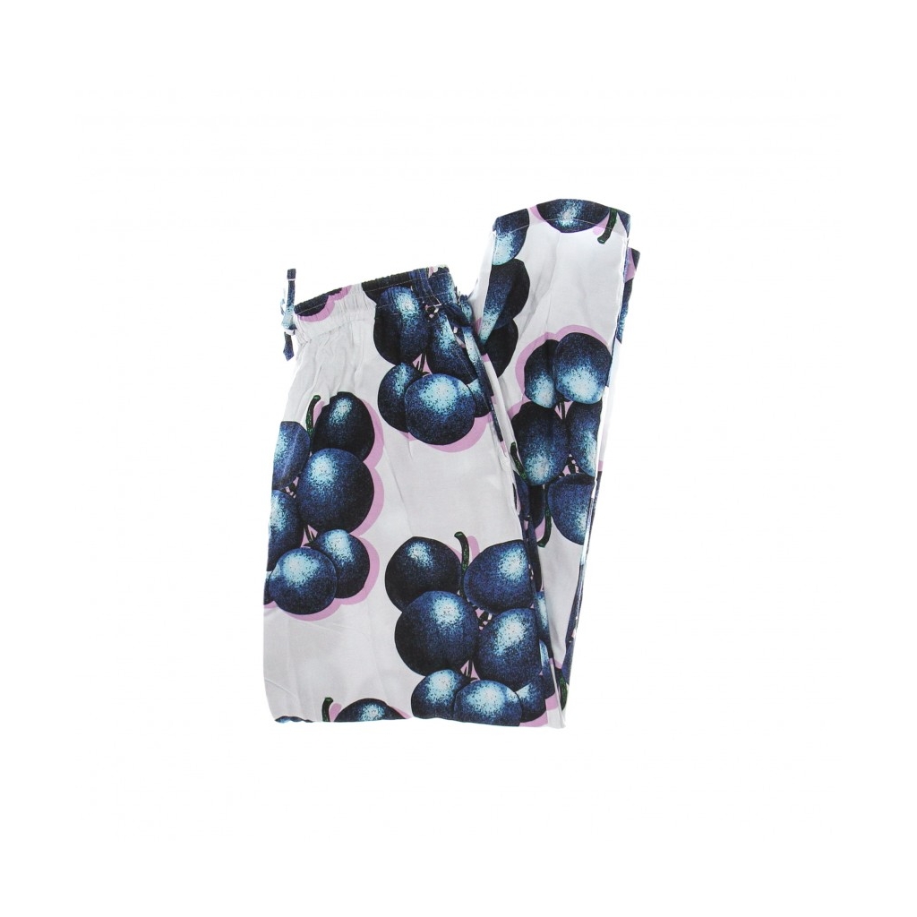 pantalone lungo donna blueberries pant WHITE MULTI