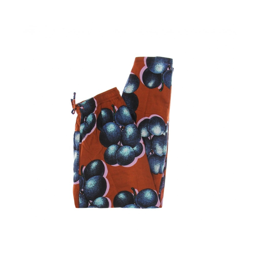 pantalone lungo donna blueberries pant BOMBAY BROWN MULTI