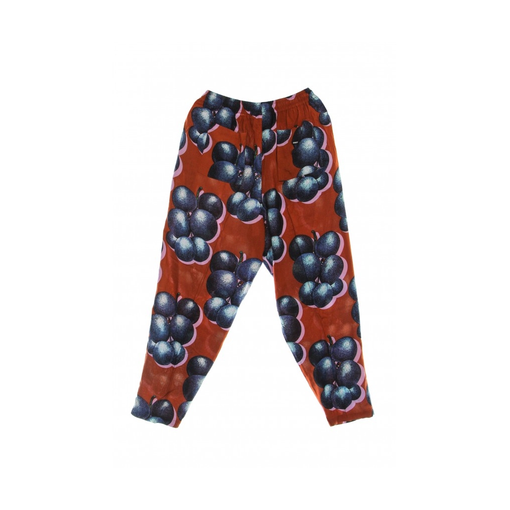 pantalone lungo donna blueberries pant BOMBAY BROWN MULTI