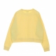 felpa girocollo corta donna character cropped crew specialty fleece BUTTER