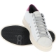 Scarpa P448 Donna Jack Made Italy Pelle White Glitter