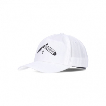 cappellino visiera curva uomo barber 2 WHITE