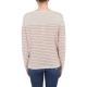 MAGLIA BOATNECK W TIMEZONE beige melon stripe