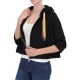 GIACCA-FELPA OLIVIA ZIP W SUNS BLACK