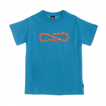 maglietta uomo logo flame tee TURQUOISE