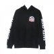 felpa cappuccio uomo deep drop fleece BLACK