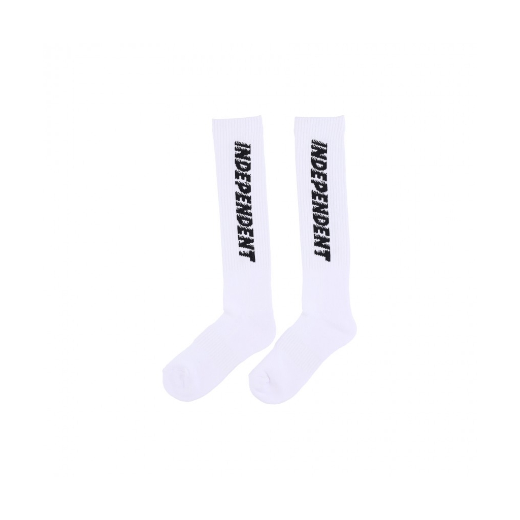 calza alta uomo btg shear socks WHITE