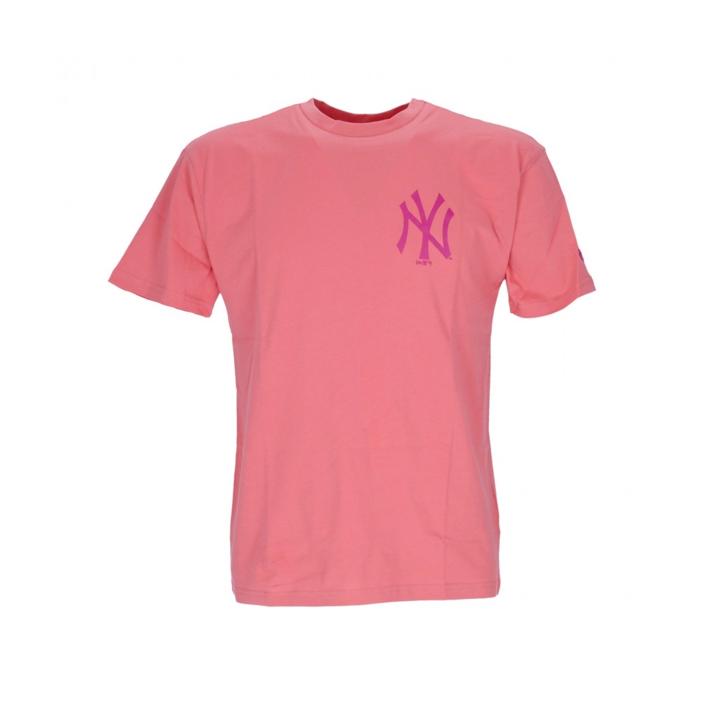 maglietta uomo mlb league essential oversized tee neyyan PINK CORAL/PEEK PURPLE