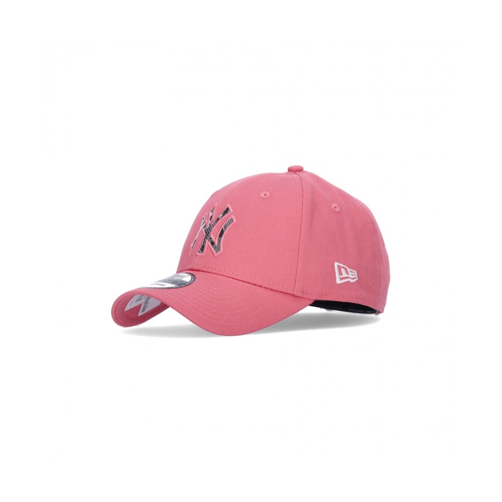 cappellino visiera curva uomo mlb infill 940 neyyan PINK/WHITE SNAKE