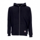 felpa cappuccio zip uomo turn burn zip hood BLACK