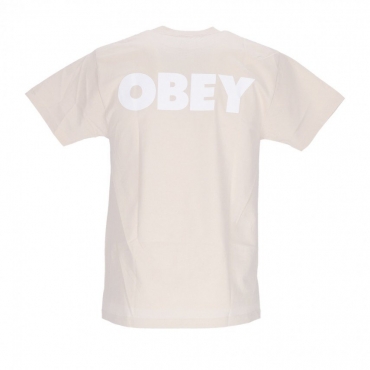 maglietta uomo obey 2 classic tee CREAM