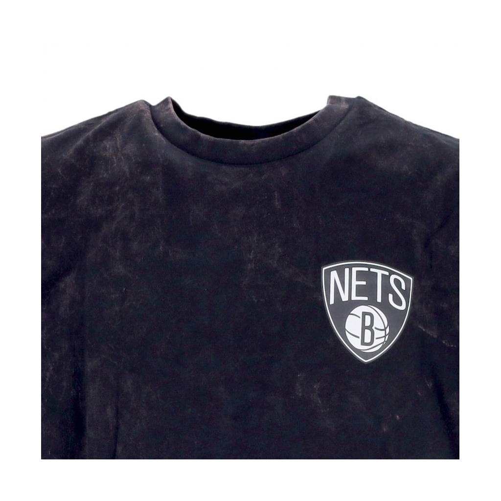 maglietta uomo nba washed pack graphic oversize tee bronet BLACK