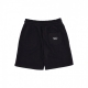 pantalone corto tuta uomo fat cap sweatpant shorts BLACK