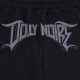 pantalone corto tuta uomo lettering sweatpant shorts BLACK