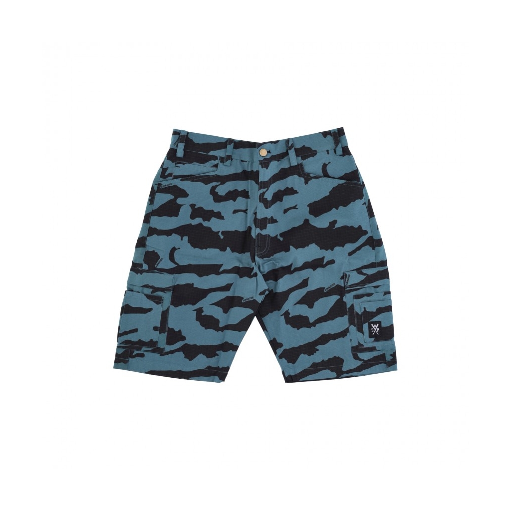pantalone corto uomo retrofuture combat shorts TEAL CAMO