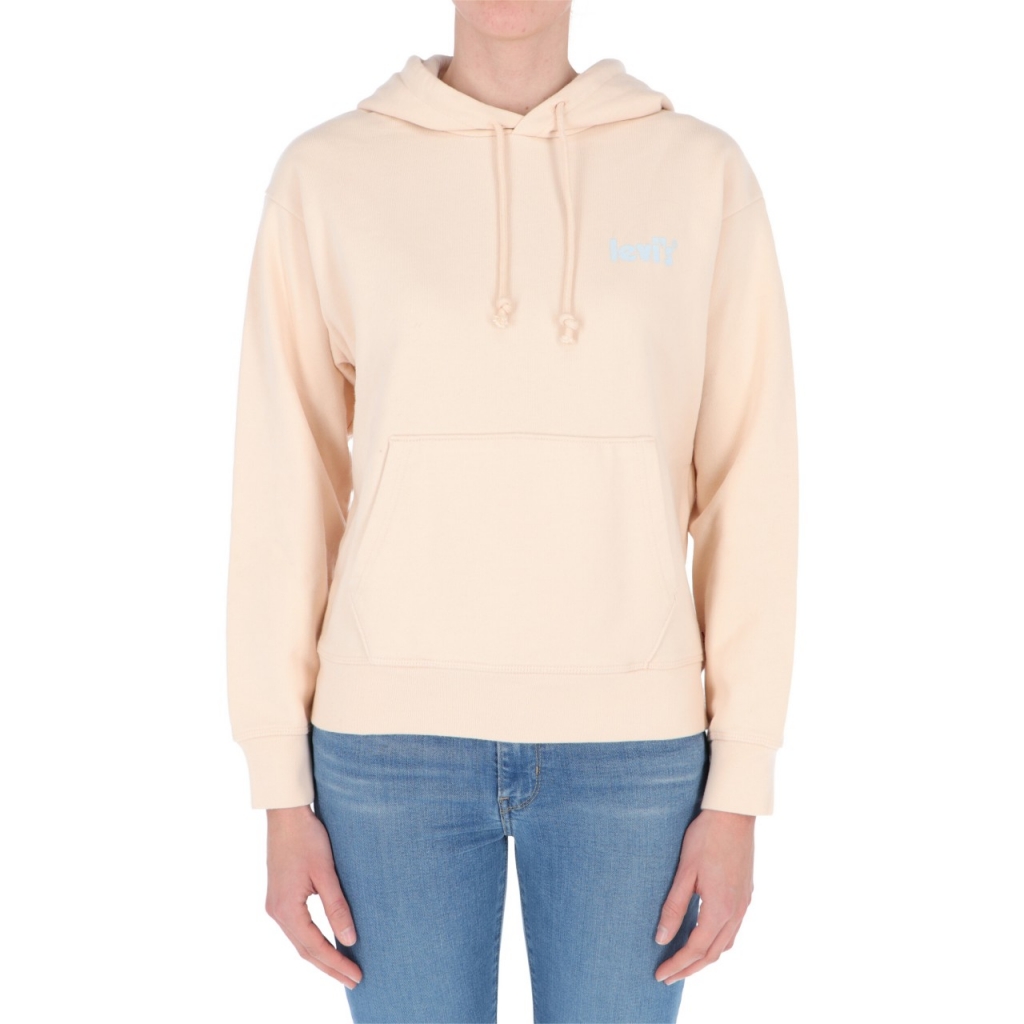 Felpa Levis Donna Graphic Standard Reflective Logo 0132 PEACH