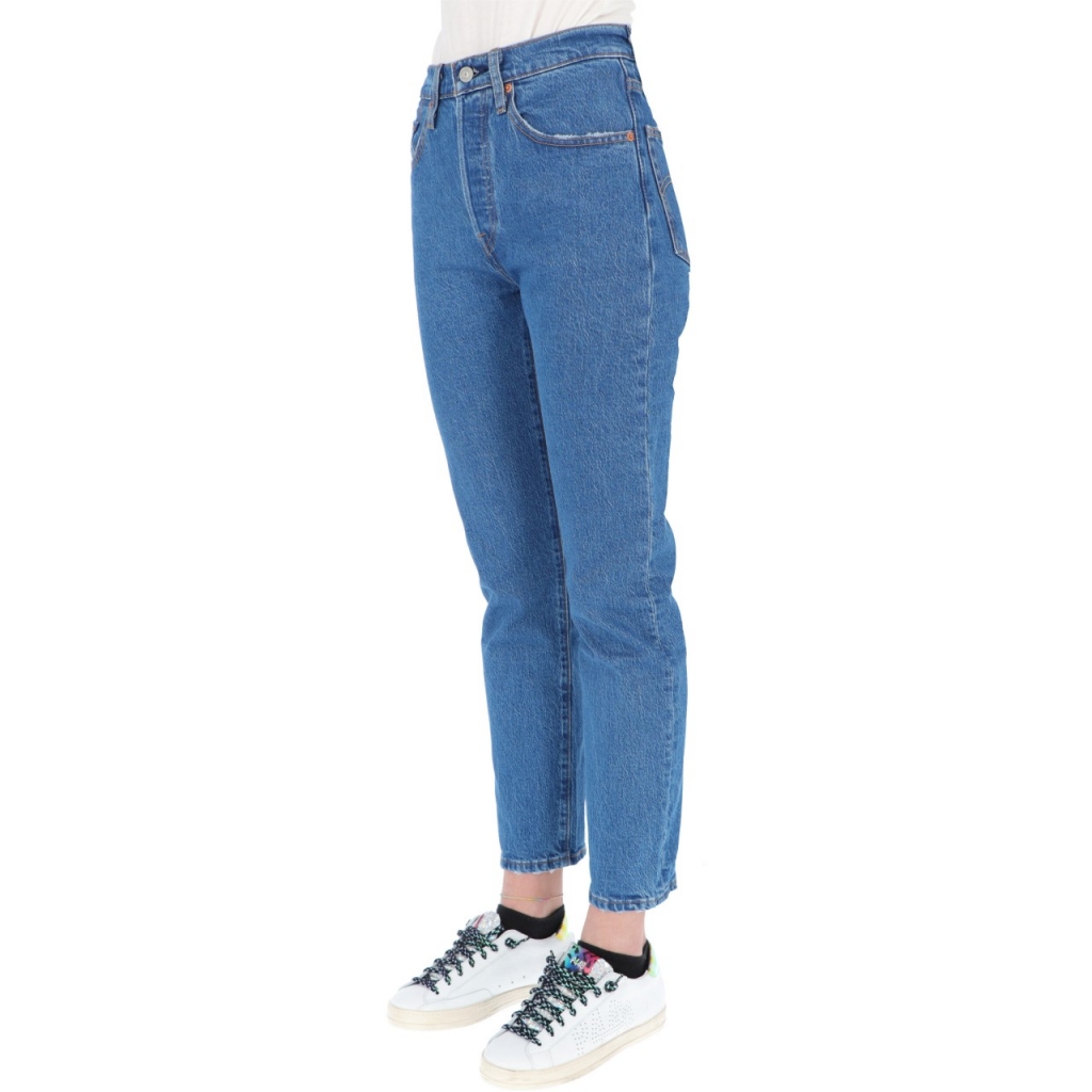 Jeans Levis Donna 501 Crop L 28 Jazz Pop 0225 JAZZ POP Bowdoo