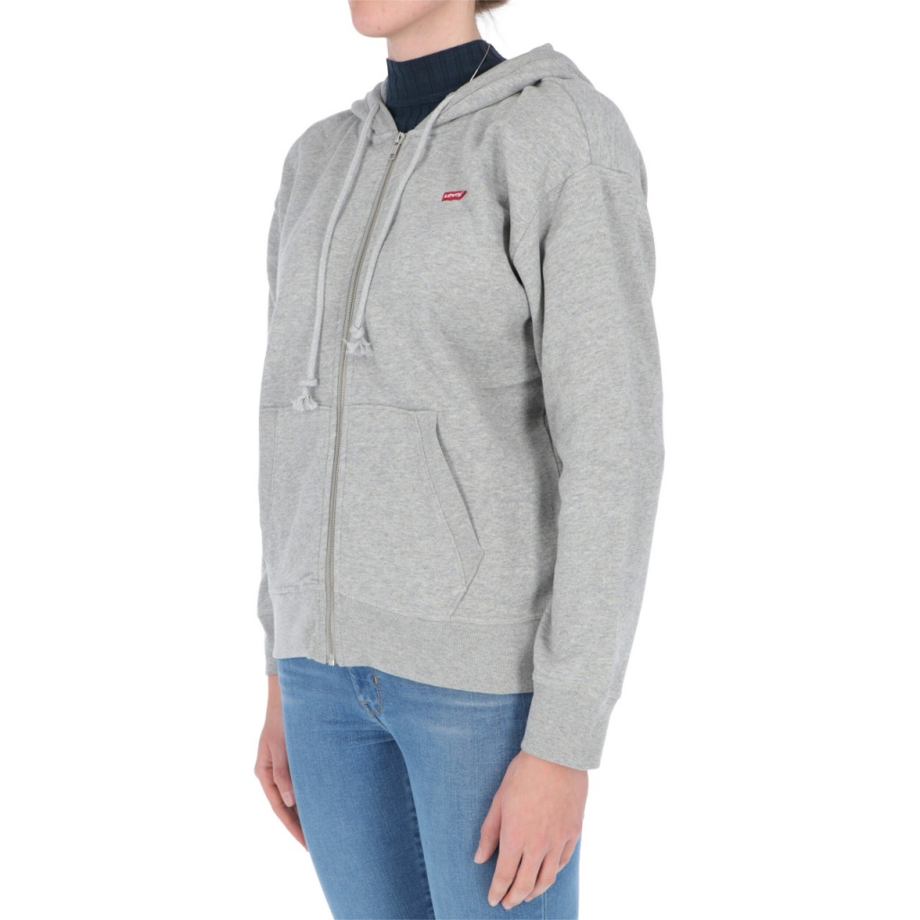 Felpa Levis Donna Standard Zip Hoodie Starstruck 0003 GREY