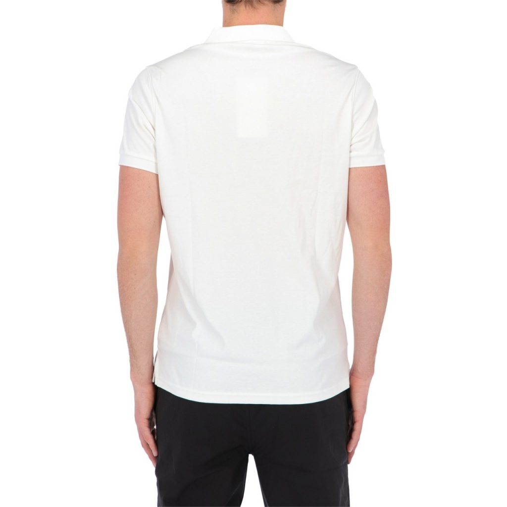 Polo Calvin Klein Jeans Uomo Stacked Logo YAF BRIGHT WHITE