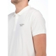 Polo Calvin Klein Jeans Uomo Stacked Logo YAF BRIGHT WHITE
