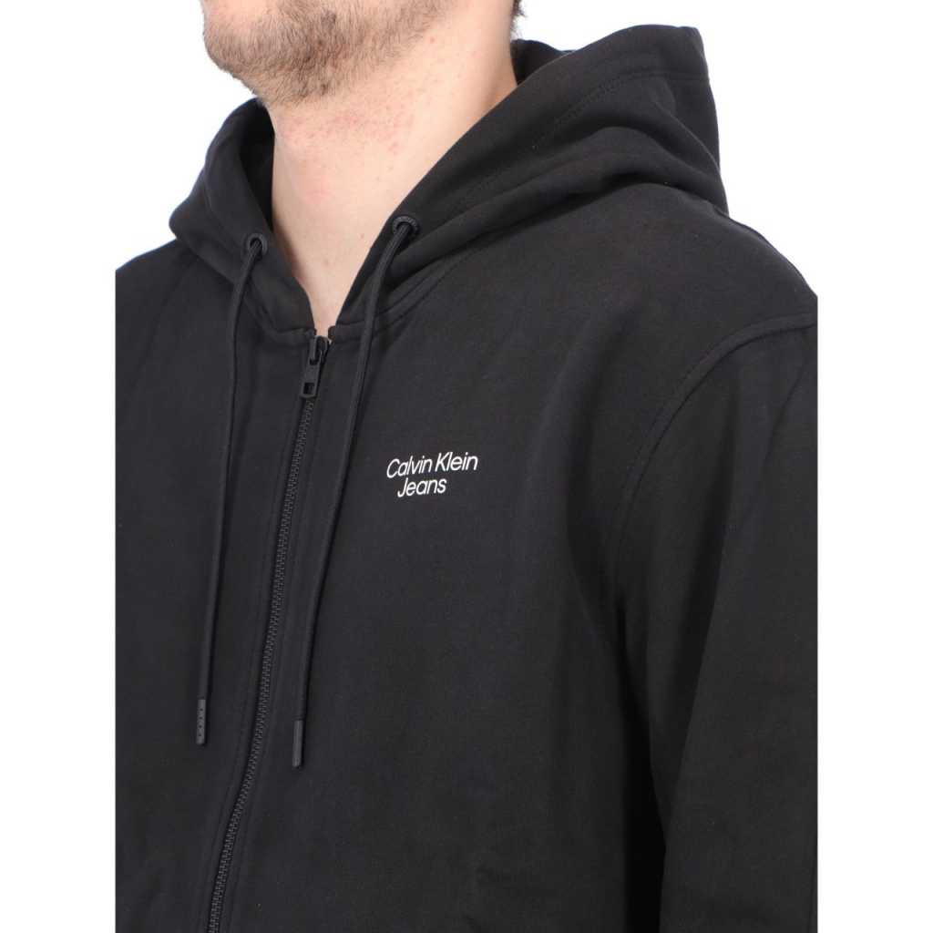 Felpa con deals zip calvin klein