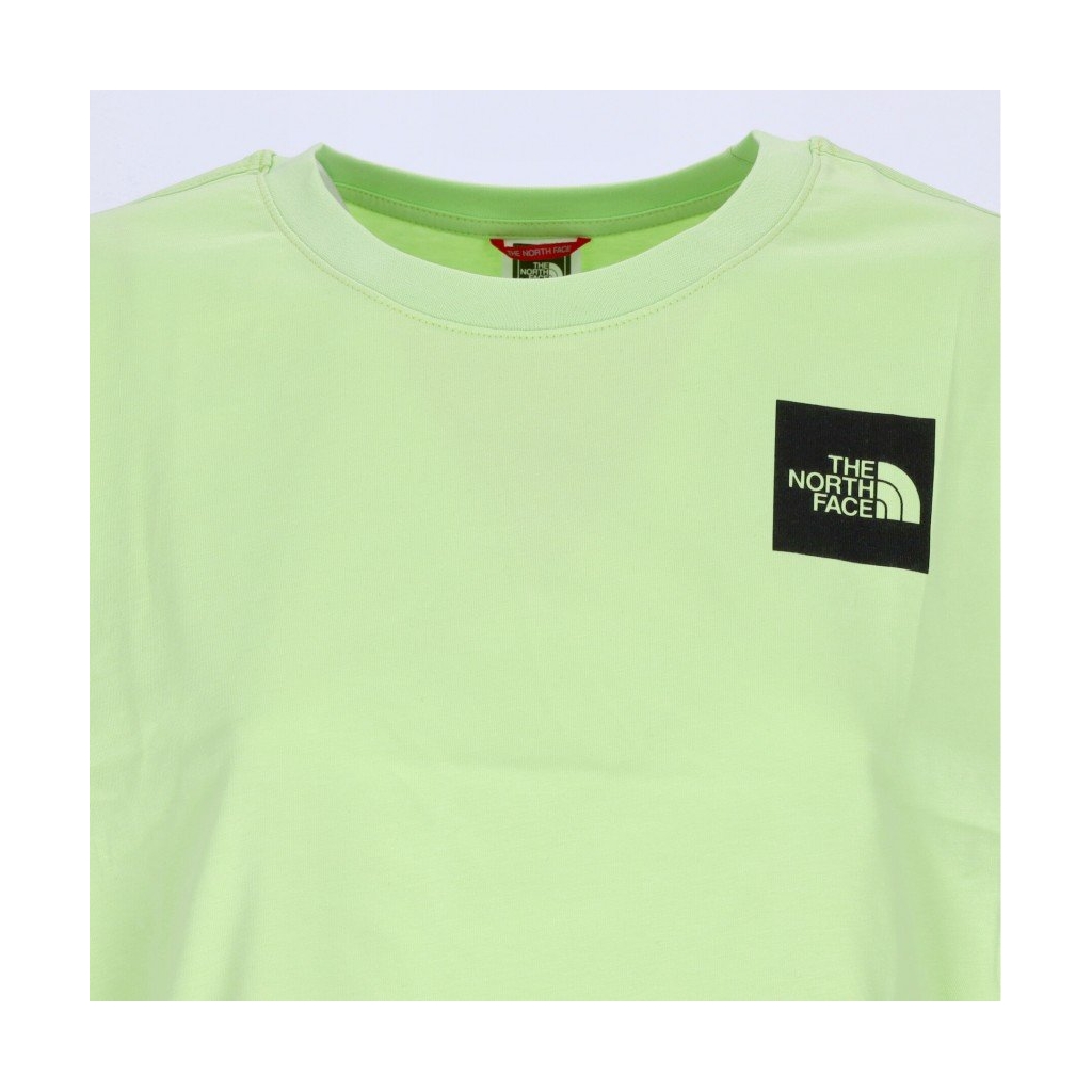 maglietta corta donna cropped fine tee SHARP GREEN