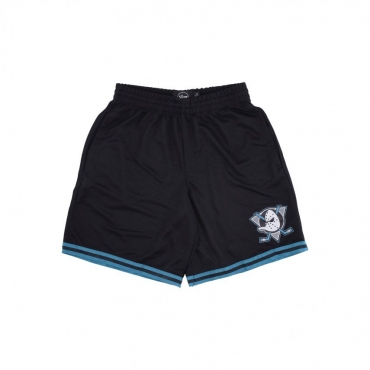 pantaloncino tipo basket uomo nhl back court grafton shorts anaduc JET BLACK