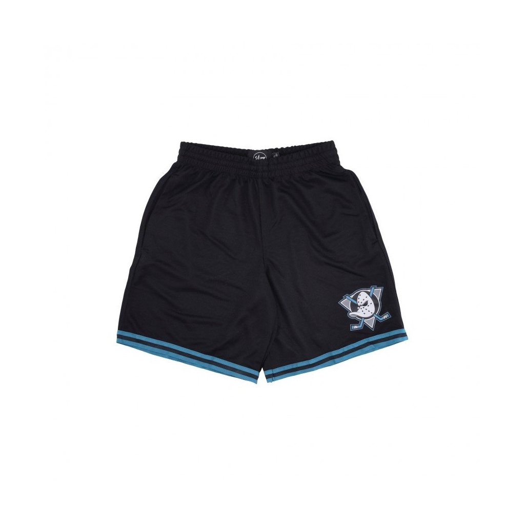 pantaloncino tipo basket uomo nhl back court grafton shorts anaduc JET BLACK