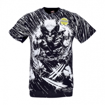 maglietta uomo wolverine rain tee x marvel BLACK