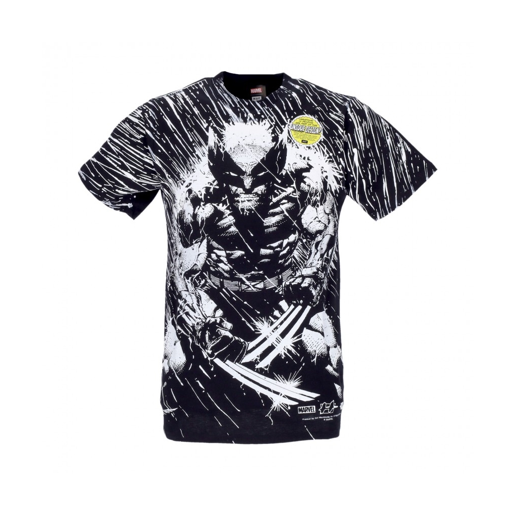 maglietta uomo wolverine rain tee x marvel BLACK