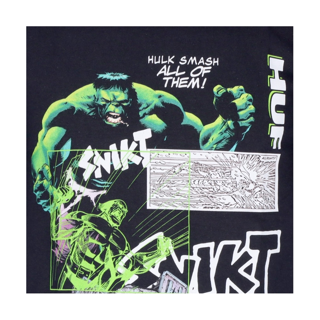 maglietta uomo smash up tee x marvel BLACK