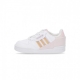 scarpa bassa bambina continental 80 stripes el i CLOUD WHITE/AMBER/SEMI RUDE GREEN