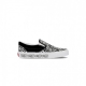 scarpa bassa uomo classic slip on graffiti BLACK/WHITE