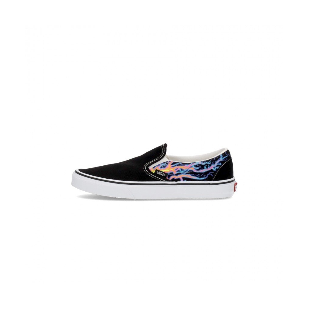 scarpa bassa uomo classic slip on electric flame BLACK/TRUE WHITE