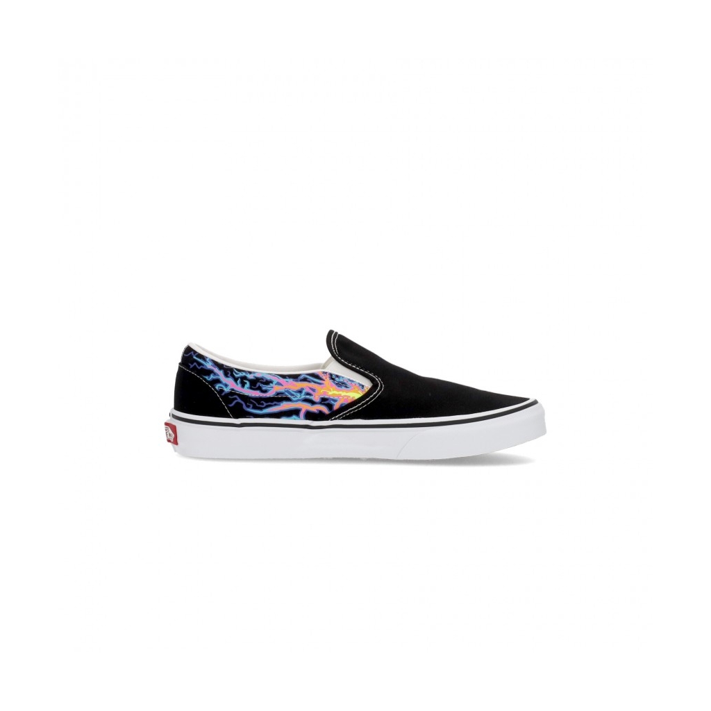 scarpa bassa uomo classic slip on electric flame BLACK/TRUE WHITE