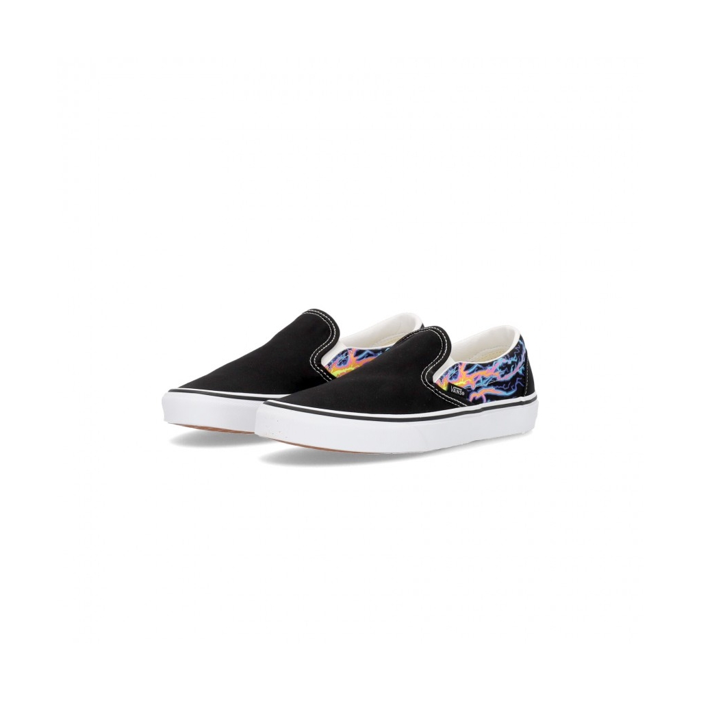 scarpa bassa uomo classic slip on electric flame BLACK/TRUE WHITE