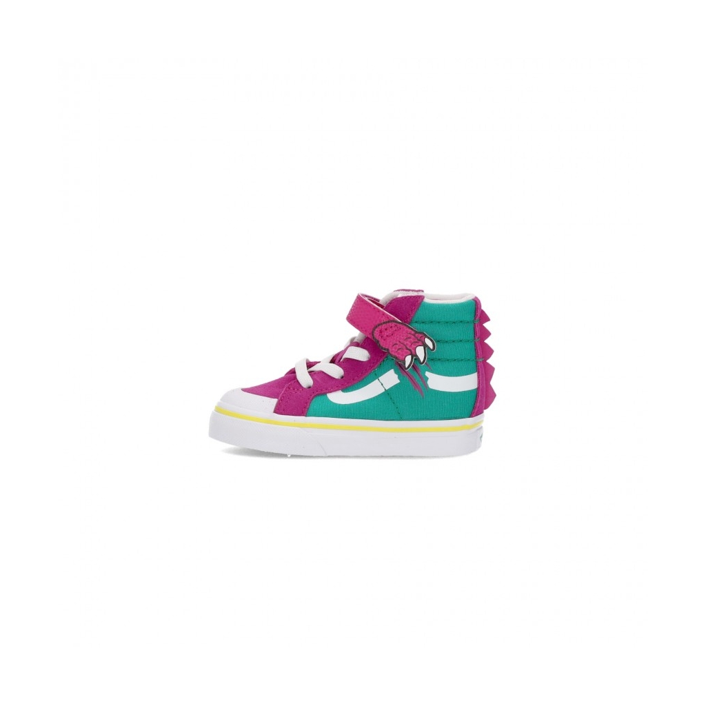 scarpa alta bambino dino sk8-hi reissue 138 v dino FUCHSIA RED/PEPPER GREEN