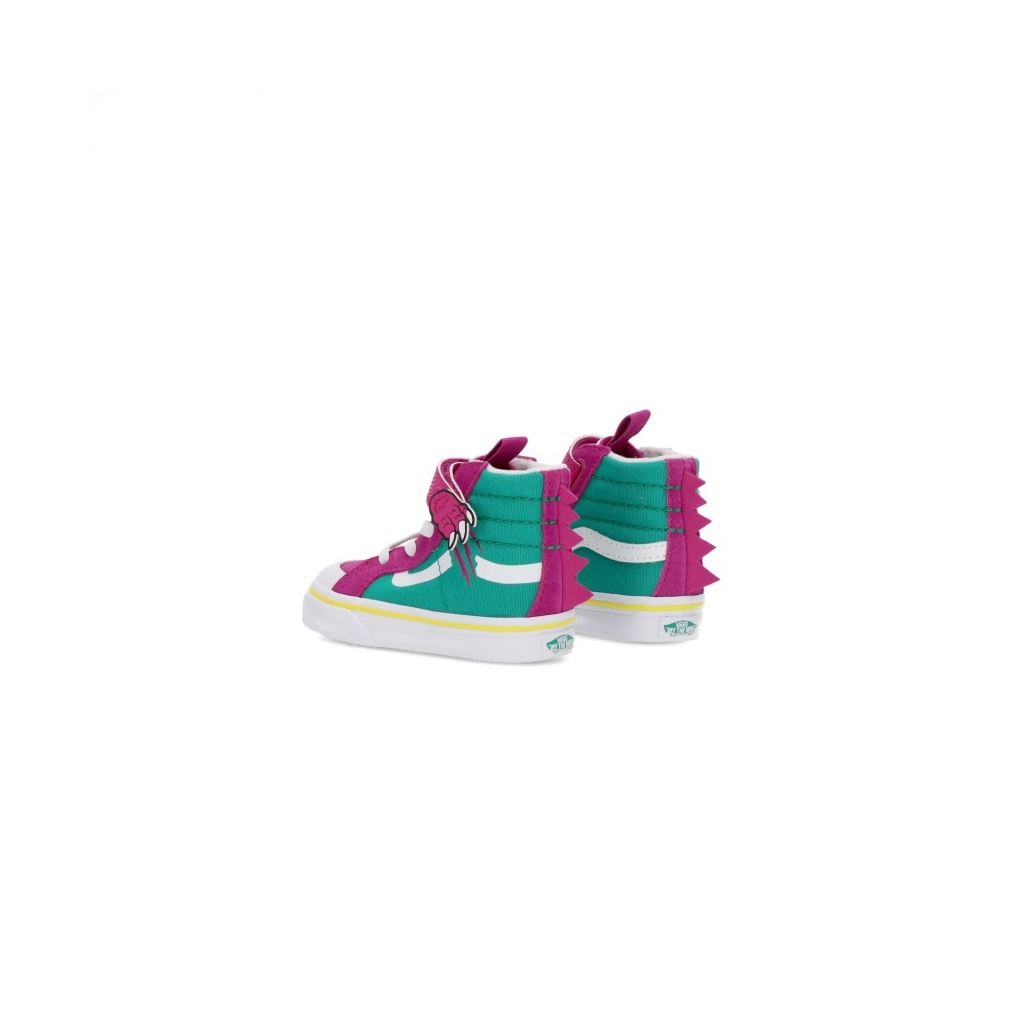 scarpa alta bambino dino sk8-hi reissue 138 v dino FUCHSIA RED/PEPPER GREEN